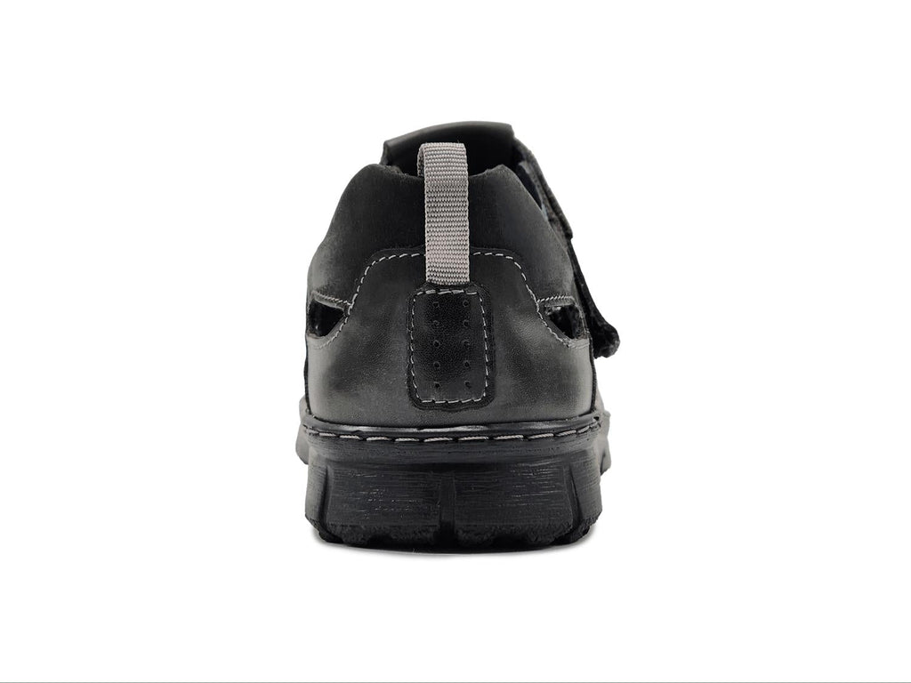 Men's Everyday Closed-Toe Leather Sandals In Graphite