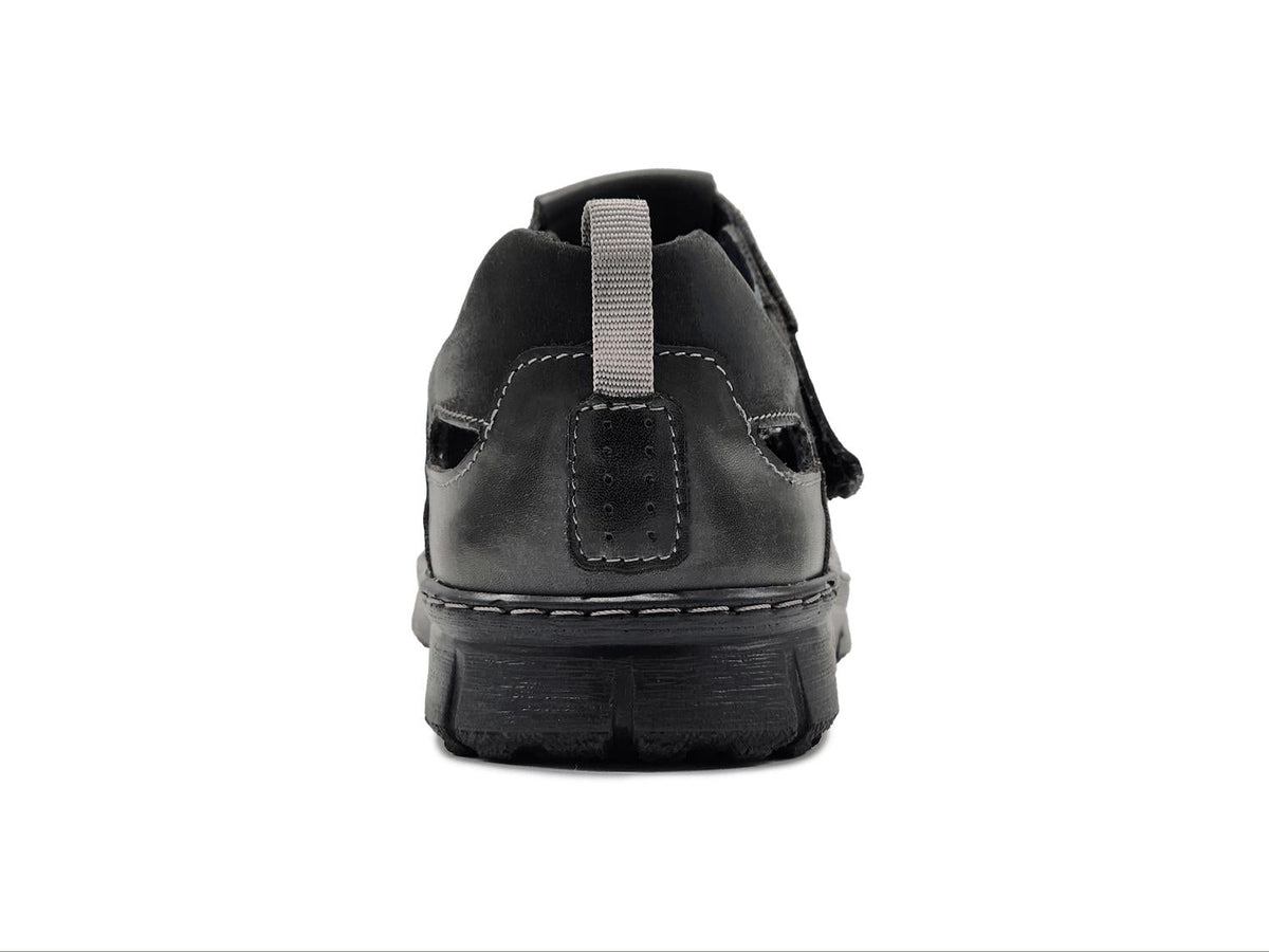 Men's Everyday Closed-Toe Leather Sandals In Graphite