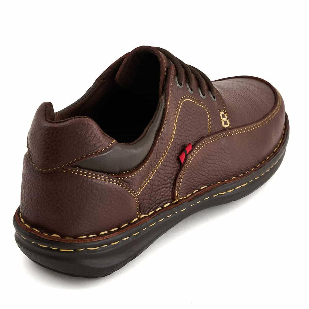 Men's Leather Oxford In Brown