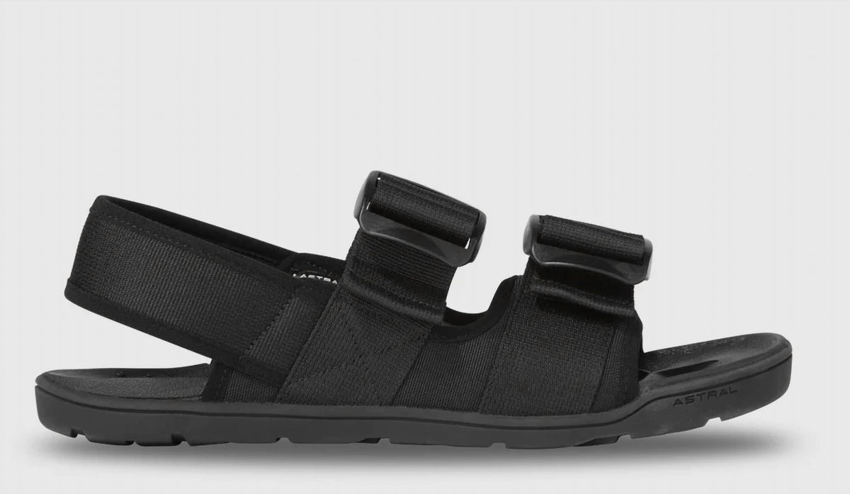 Men's Webber Sandals In Stealth Black