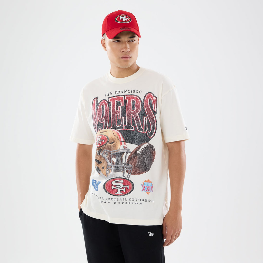 San Francisco 49ers Washed Tee -Mens