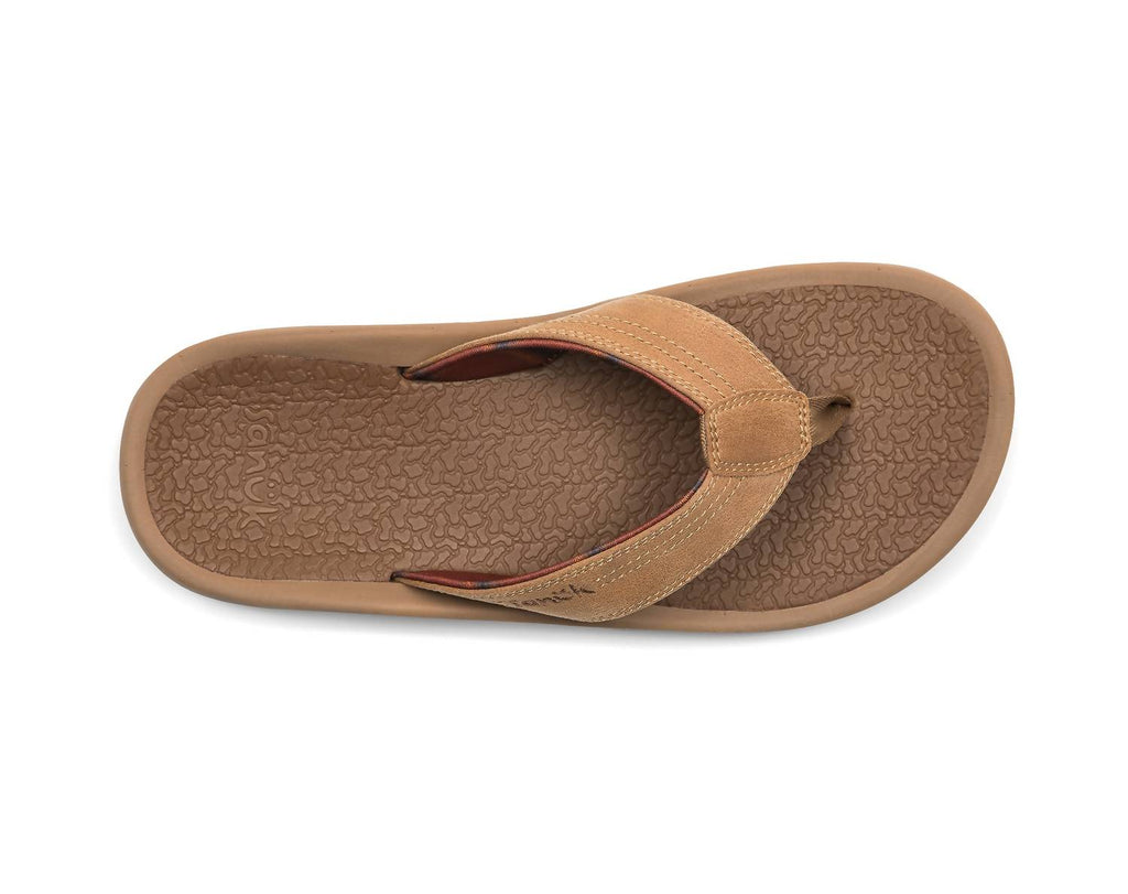 Men's On The Rocks Flip-Flops In Tan