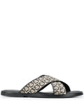 Ferragamo Gancini Printed Pool Slides