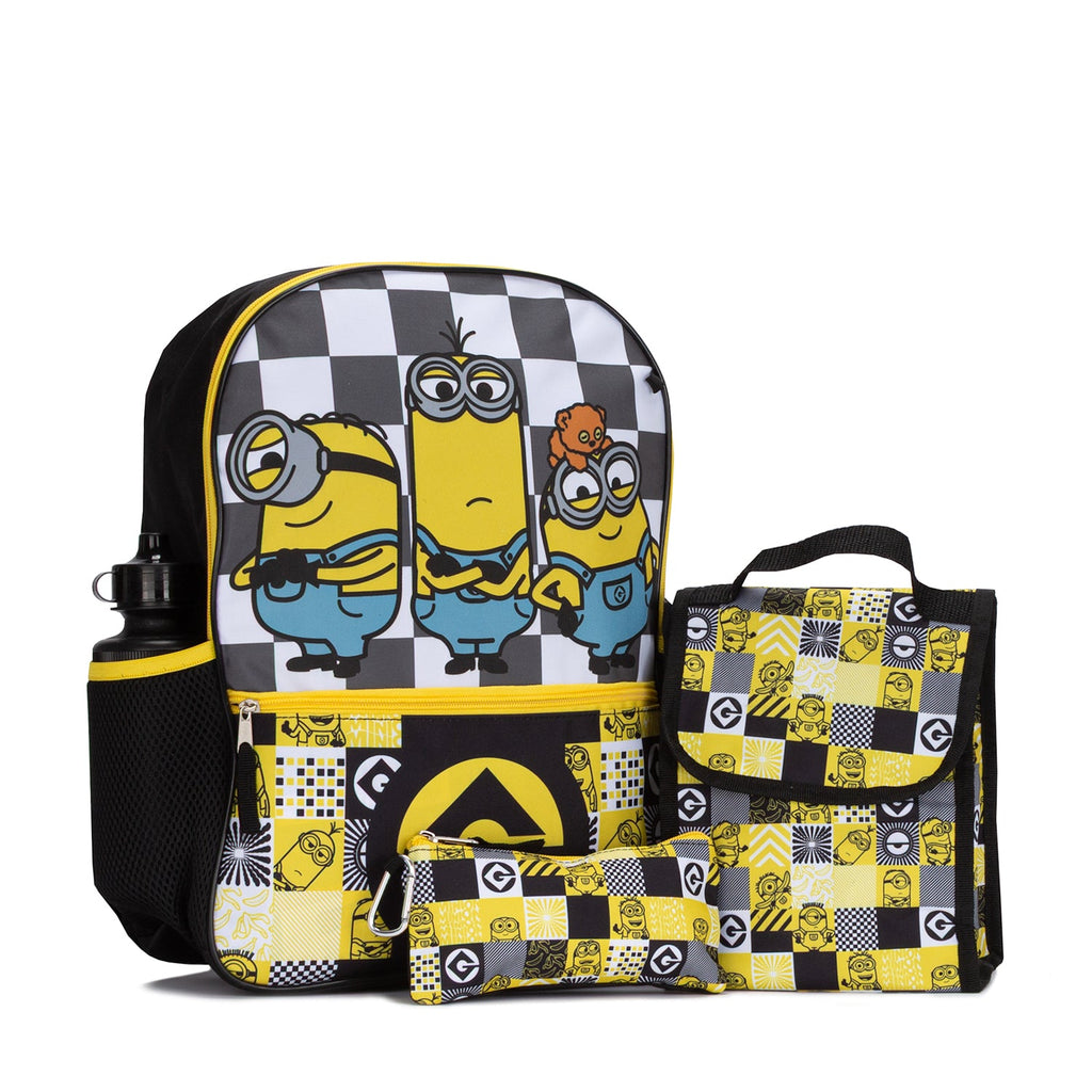 5 PC Minions Backpack Lunch Set