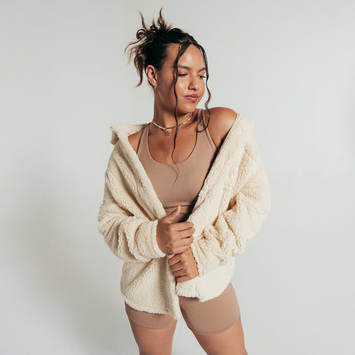 Sherpa Shirt Jacket - Womens