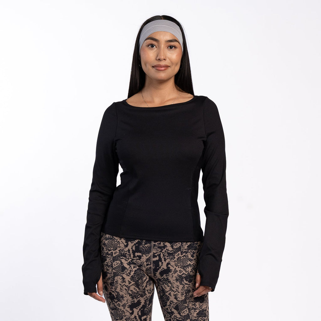 Power Ribbed LS - Womens