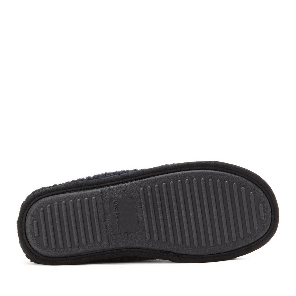 Dearfoams Mens Asher Marled Knit Clog