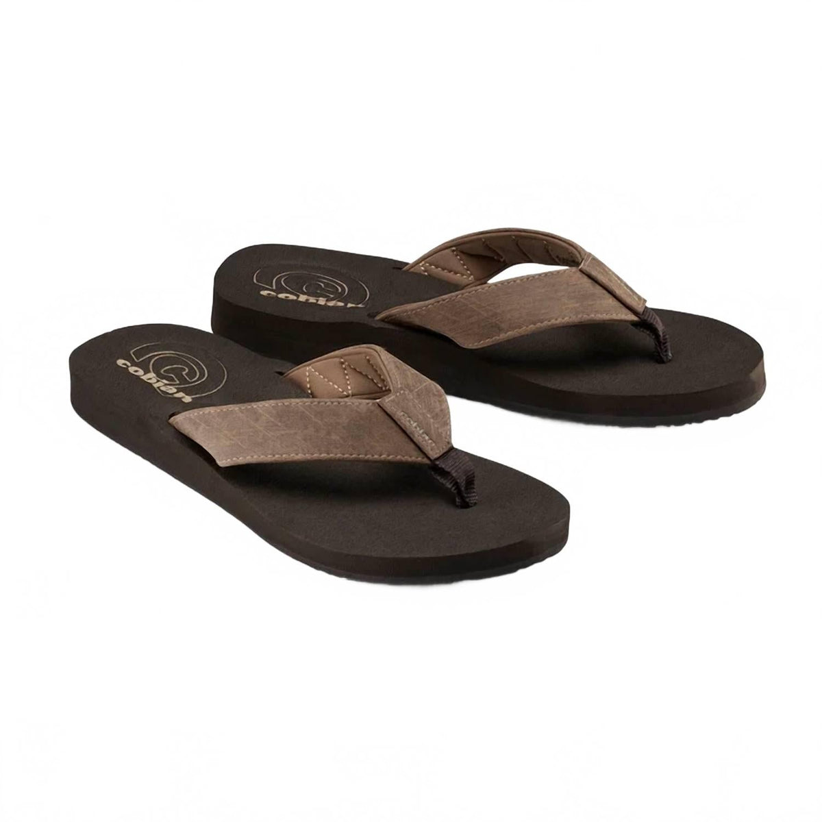Men's Floater 2 Open Toe Flip-Flops In Mocha