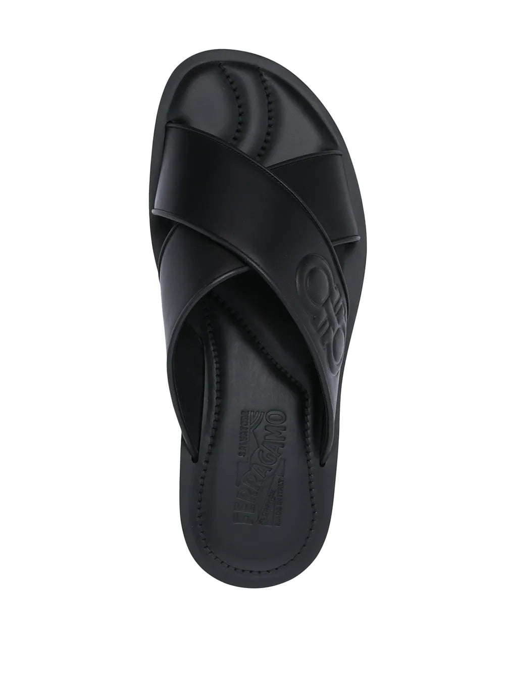 Ferragamo Crossover Strap Sandals