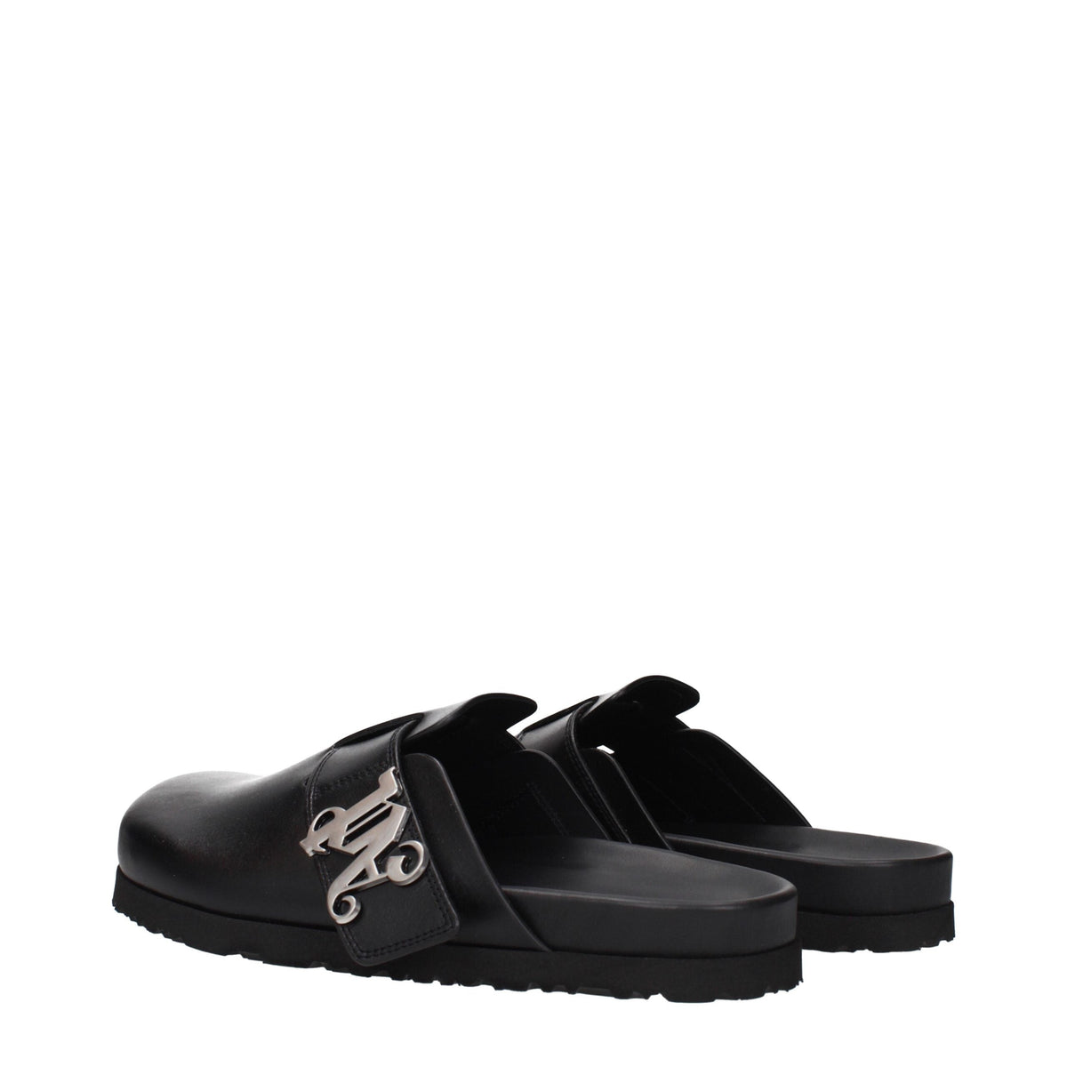 Palm Angels Leather Men's Slippers