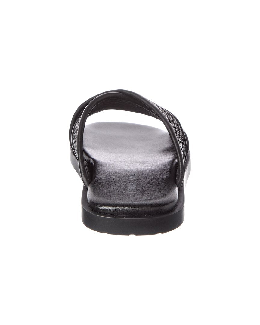 Ferragamo Leather Slide